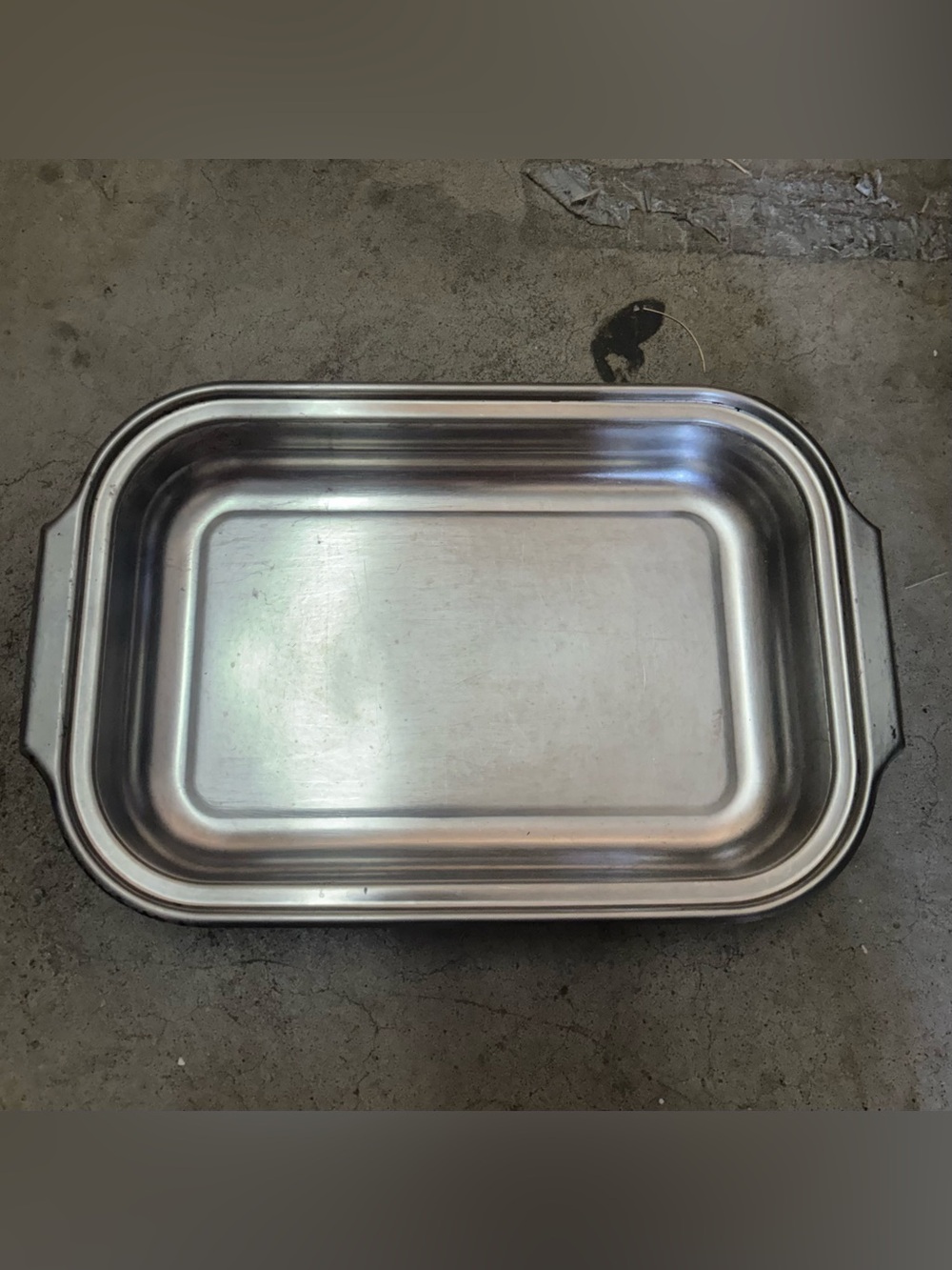 Vintage Farberware Silver Stainless Steel Tray